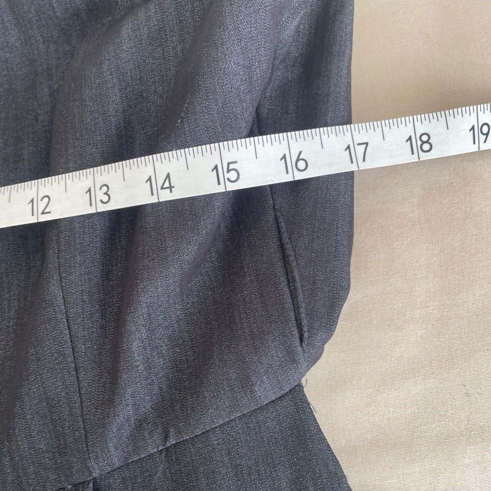 Calvin Klein Women Tie Back Wide Leg Jumpsuit Charcoal Grey Size 2 NWT Classic - Picture 4 of 8